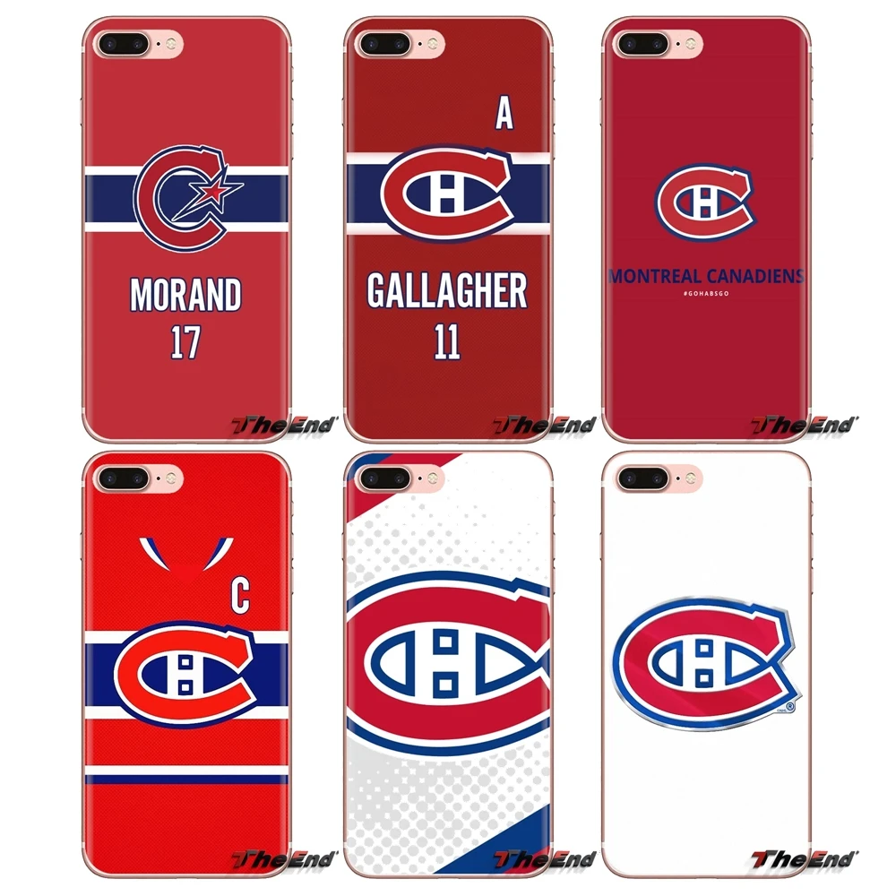 Ice Hockey Montreal Canadiens For iPod Touch Apple iPhone 4 4S 5 5S SE 5C 6 6S 7 8 X XR XS Plus MAX Transparent TPU Cases Covers |