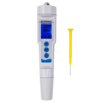

5 pcs New Arrivals Digital TDS & EC &TEMP Tester Monitor Aquarium Pool SPA Meter Water Quality purifiers filter pen with ATC