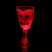 Призрак Хэллоуин Светодиодный светильник вечерние бар Pokal Flash крик вино коктейль Highball СТЕКЛО Пивной Кубок Pokal стоячая чашка виски бар