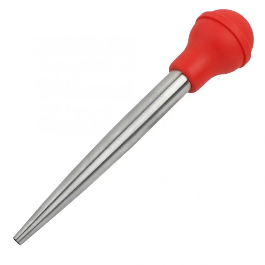 

Stainless Steel Turkey Marinade Seasoning Injector Kitchen Flavour Syringe Basting Barbecue Cooking Tools