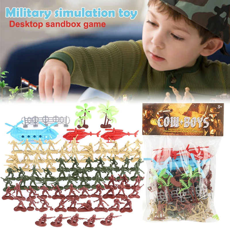 

Puppet Soldiers DIY Military Toys Military Toy Set 86pcs Set Plastic Multicolor Diy Decor Collection Small Military Model Kids