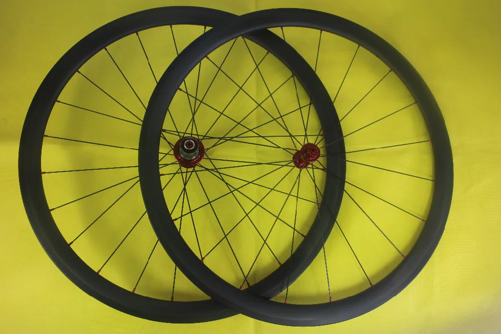 SALE 45mm clincher carbon fiber road wheels 700c racing bike super
