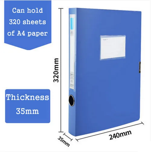 320 мм X 238 мм A4 качества толщиной файл папка-Регистратор архивов - Цвет: 4