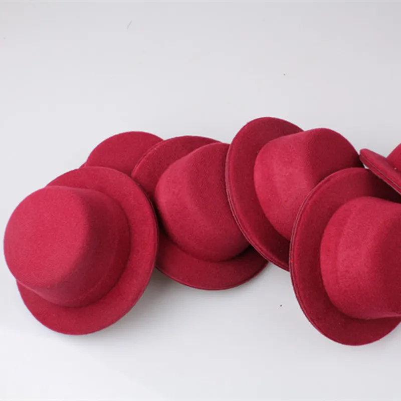 

18 color 13cm fascinator hats DIY millinery hair accessoriesmillinery hair accessories party fascinator base mini top hatMYQH002