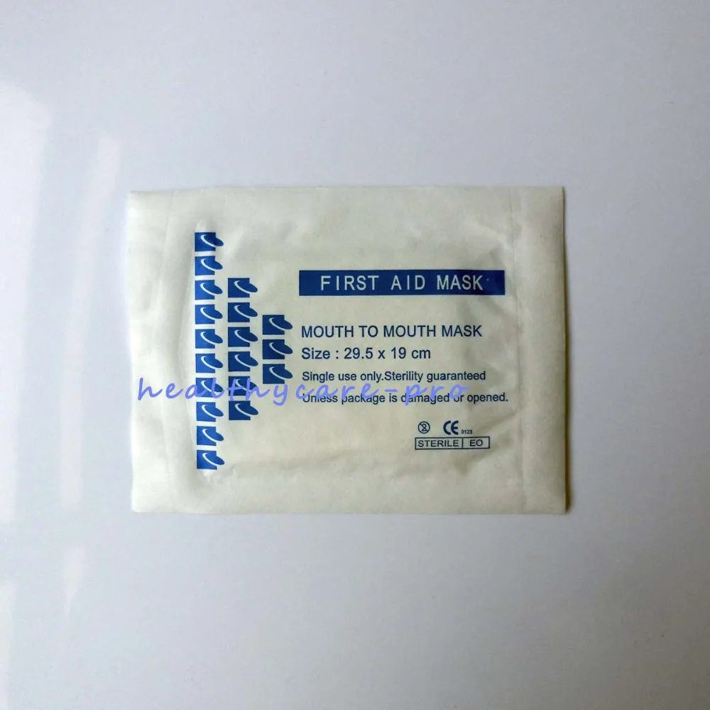 1 Pc/pack CPR Face Shield Resuscitator PVC Medical Plastic applies to a heart attack, drowning, suffocation