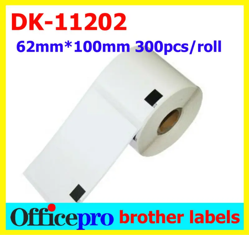 10 Rolls DK11202 DK 11202 BROTHER СОВМЕСТИМЫЕ ЭТИКЕТКА бесплатно отправить 1 шт. reuseable пластиковой рамке etiketten