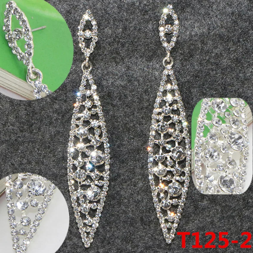2 Gift from mother of Austria diamond stud earrings, classic retro Girl Birthday Gift (2)