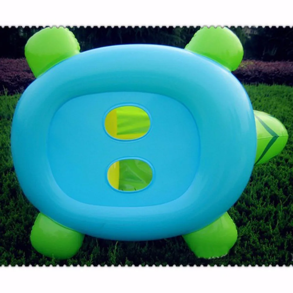 1 шт. милый детский круг для плавания плавающий сиденье форма черепаха солнцезащитный козырек вода плавать круги для бассейна Лидер продаж
