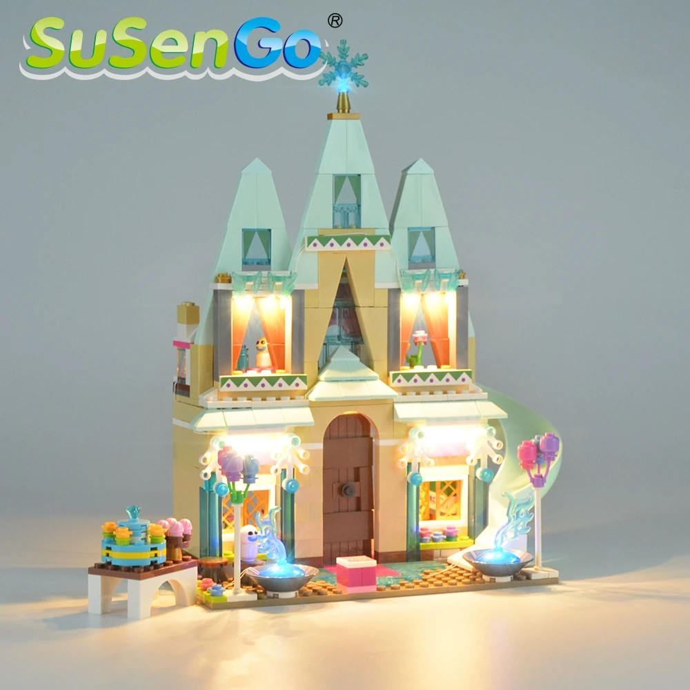 SuSenGo Led Light Kit For Frozen Princess Arendelle Romantic Castle Building Brick Light Compatible With 41068 07045 SuSenGo Led Light Kit For Frozen Princess Arendelle Romantic Castle Building Brick Light Compatible With 41068 07045