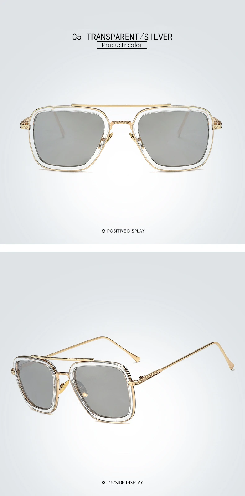 Мужские Винтажные Солнцезащитные очки в стиле стимпанк, фирменный дизайн, Старк, Железный человек, очки в стиле ретро, ветрозащитные, паровые, панк, солнцезащитные очки, UV400