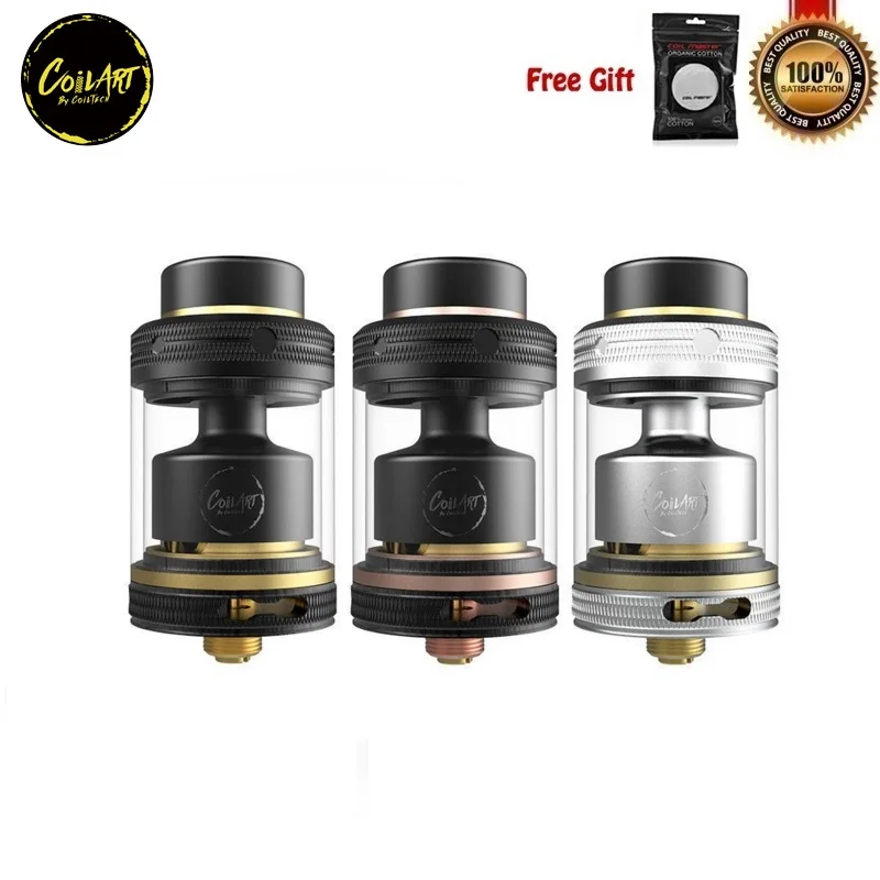 

Original Coilart Mage RTA V2 Vape Tank 24mm 3.5ml 5.5ml Rebuildable Atomizer Fit 510 Thead Box Mod Electronic Cigarette