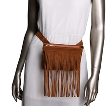 OLAGB роскошная дизайнерская поясная сумка с кисточками для женщин, черная винтажная дорожная Женская бархатная сумка для сотового телефона, ремни, Женская поясная сумка 309