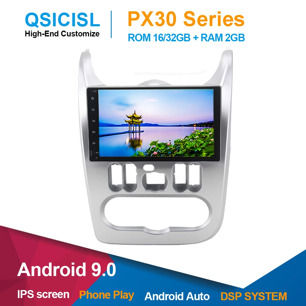9 &quotips Android 0 автомобильный Радио мультимедийный плеер для Renault Duster Dacia Logan Sandero 1