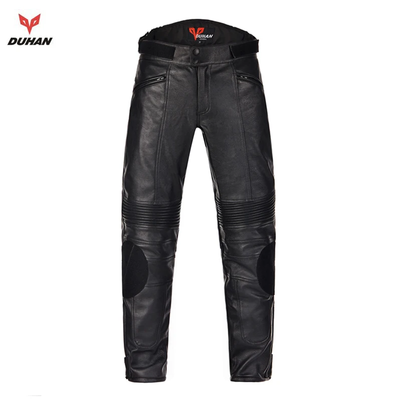 DUHAN мотоциклетные штаны из искусственной кожи мотоциклетные водонепроницаемые ветрозащитные гоночные штаны Панталоны мотоциклетные защитные штаны