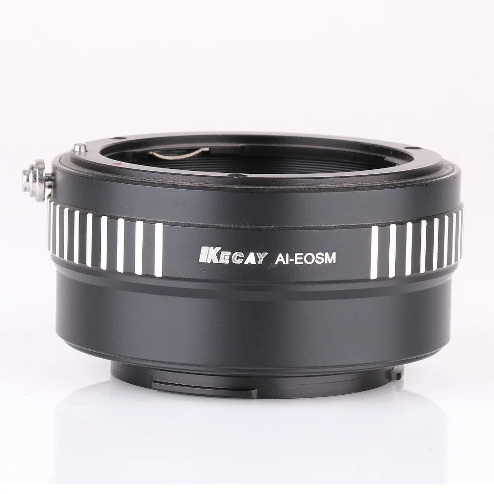 Кольцо-адаптер для крепления объектива AI-EOSM для Nikon F Mount Lens и для Canon для EOS M EF-M беззеркальная камера Новинка-черный+ серебристый 4