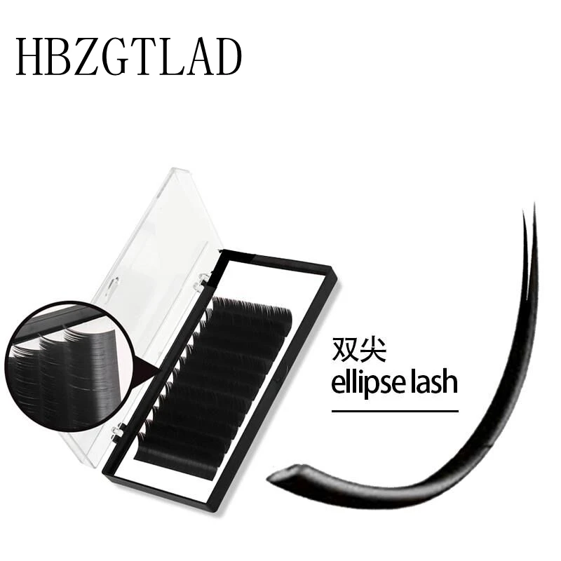 

Matte Eyelash Extensions Individual Mink 0.15 0.20 CC/DD Curl Softer Ellipse Flat Lash Split Tips Saving time Grafting Easily
