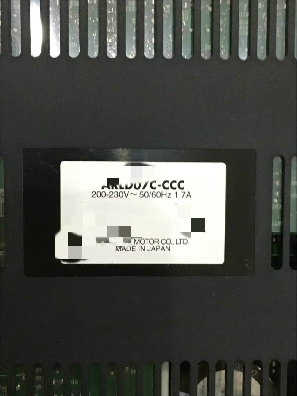 ARLD07C-CCC+ ARLM46AC-T20 контроллер двигателя