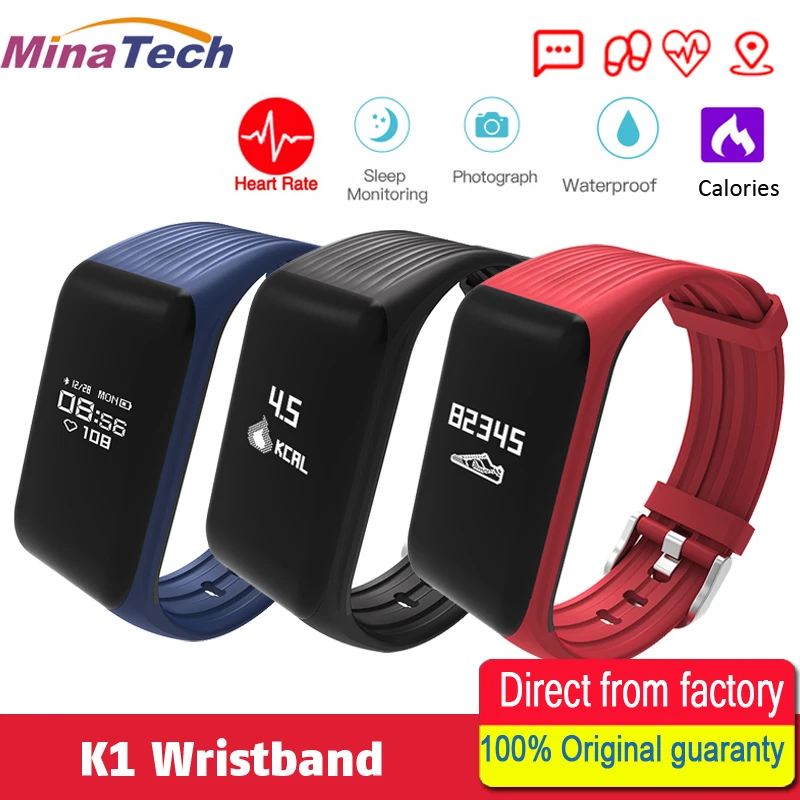 k1 sustained heart rate smart bracelet