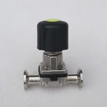 1/" мембранный клапан Tri зажимное соединение SS 316L из нержавеющей стали