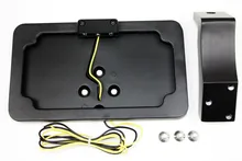 motorcycle partsFootpeg Side Mounted LED License Plate Bracket For Honda CBR600 900 929 954 1100