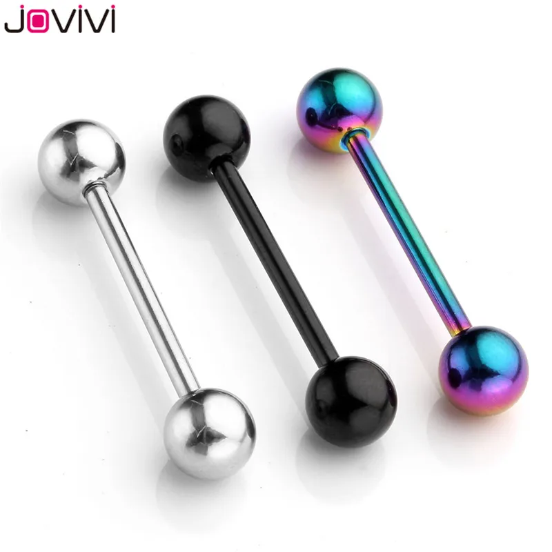 Кольцо Jovivi 5x14G со стальным языком без никеля пирсинг для мужчин и женщин тела