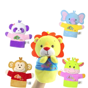 

Baby Hand Puppet Interaction Doll Toy Finger Puppet Baby Soothing Puzzle Toy Plush Toys Multifunctional Grasping/Comforting Doll