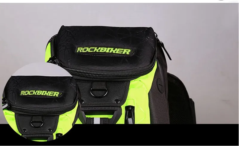 Mochila à Prova Bolsa de Ombro Cores Respirável Motocicleta Dnylon Água Náilon Moto Bolsa Reflexivo Segurança Mochila Capacete Equitação 4 11 Baú