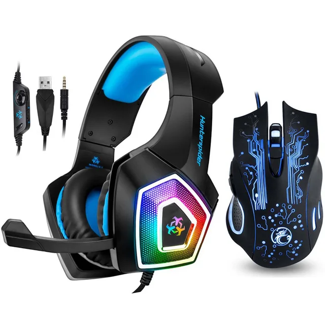 Hunterspider Gaming Headset Casque Stereo Bass Heaphone