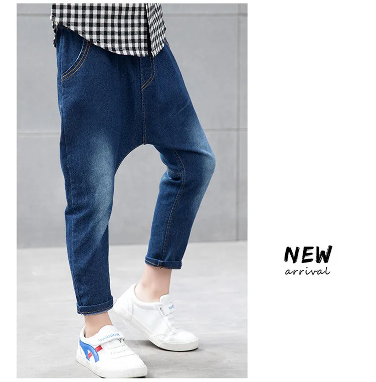 3-12 y boys jeans harem pants fashion kids jeans for boy denim pant cartoon dog print children trousers spring autumn clothes (6)