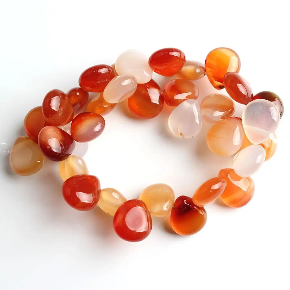Red Agate 10*12 мм натуральные капли воды Малахит кварц Агаты опал Loose ISES свободные каменные бусины для самостоятельного изготовления ювелирных изделий браслет 7,5'' - Цвет: Red Agate