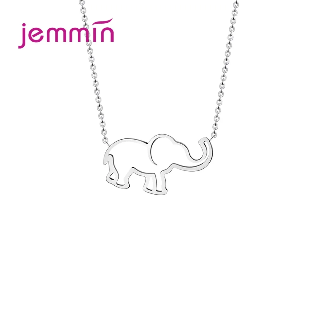 

Fashion Animal Necklace 925 Sterling Silver Lucky Elephant Pendant Necklace For Women/Lady/Girlfriend Birthday Party Gifts