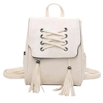 

NEW-One Shoulder Amphibious Small Backpack Retro Backpack Simple Shoulder bag