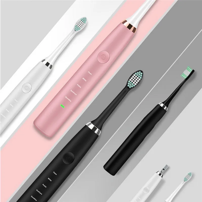 

Electric Toothbrush Clean As Dentist 5 Deep Cleaning Modes Rechargeable Toothbrush With Smart Timer Waterproof