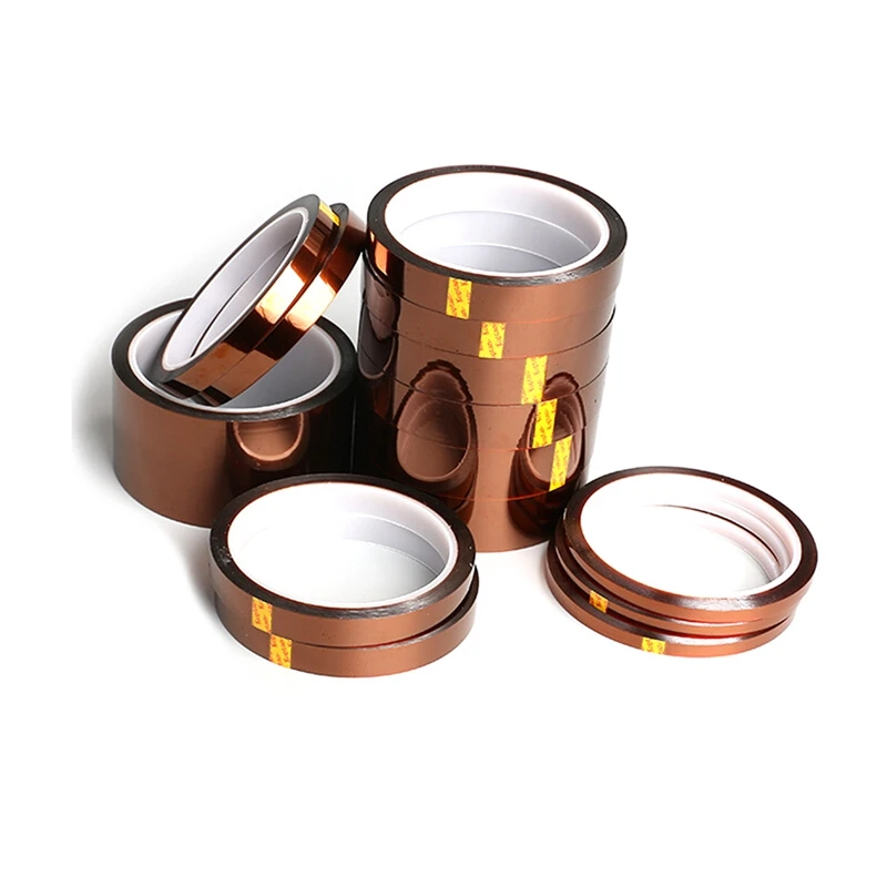 

1Pc Width 4/5/6/810/12/13/14mm Length 33M Heat Resistant Polyimide Tape High Temperature Adhesive Insulation Waterproof
