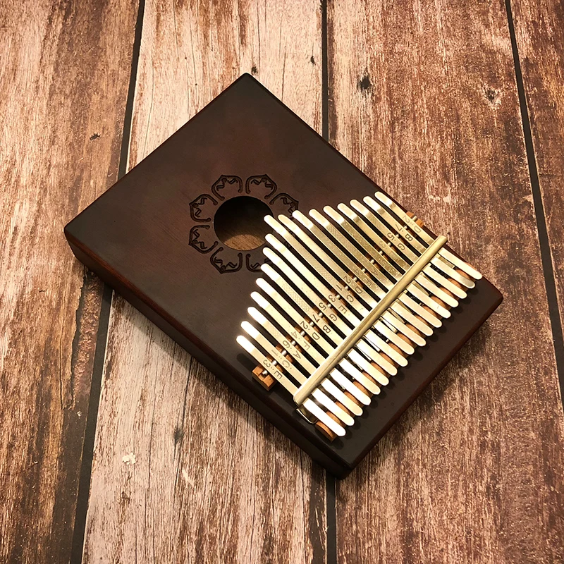 Mw 17 Key Thumb Piano Fienger Paino Mahogany Kalimba Piano African Thumb Piano Music Gift Easy to Learn