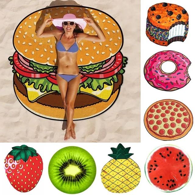 Pineapple-Doughnut-Pizza-Chiffon-Beach-Towel-Tapestry-Mat-Blanket-Decor-Beach-Textile-Decor-Drop-Shipping.jpg_640x640