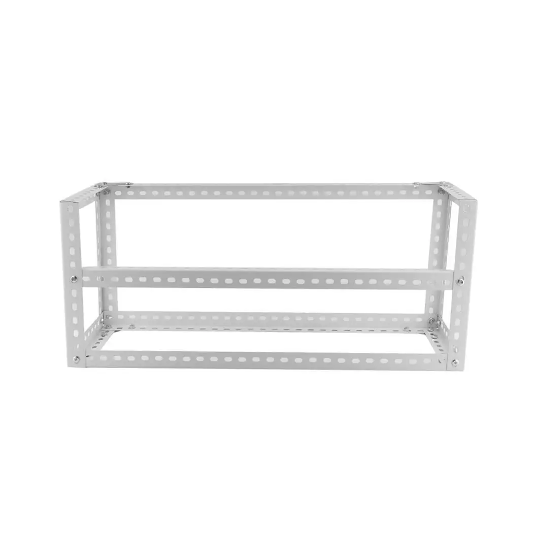 

Durable Cold Rolled Steel Open Air Mining Frame Portable White 6 GPU Mining Rig Case