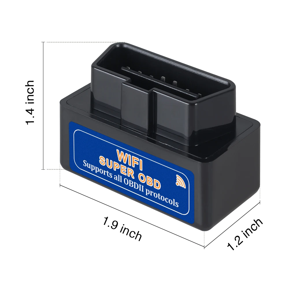 elm327 v1.5 OBD2 Wifi диагностический инструмент Супер Мини elm 327 bluetooth V2.1 работает на крутящий момент для Andriod/IOS/Windows