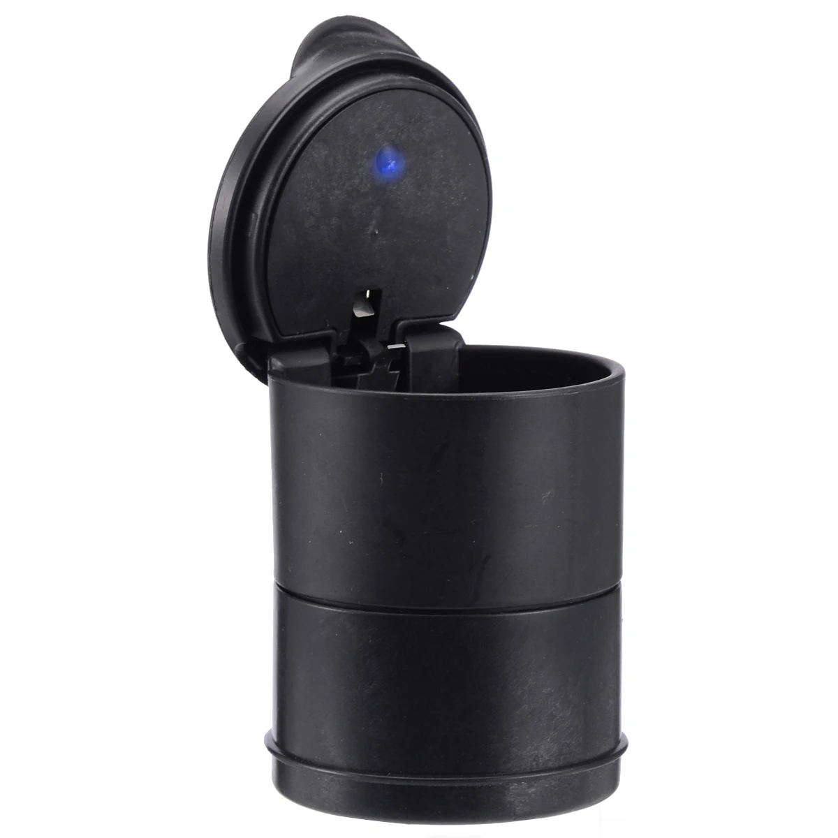 For BMW Kia Suzuki 1pc Car Auto LED Ashtray Portable Blue Light Home Cigarette Smoke Ash Cylinder Bin Holder With Lid Mayitr