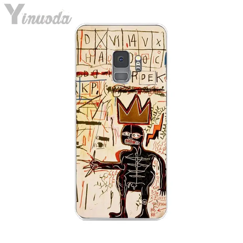 Yinuoda Jean Michel Basquiat художественный чехол для Samsung S5 S6 edge S6edge Plus S7 S8 S9 Plus|Чехлы-накладки|