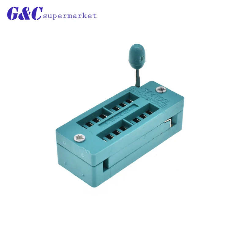 

1/2PCS 16 Pins Test Universal ZIF IC Socket 16P Sockets AF