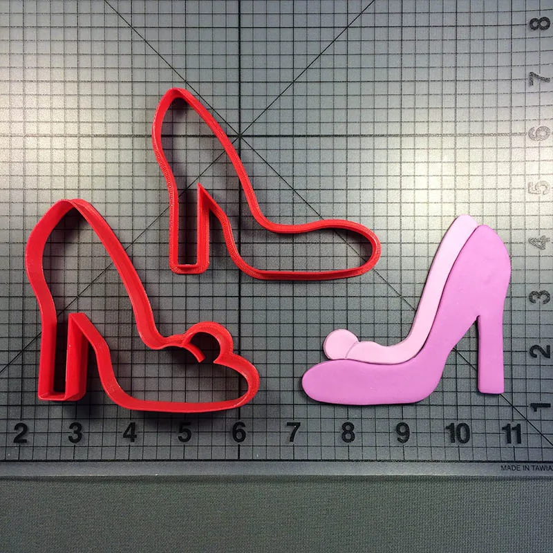 

High Heel Cookie Cutter Custom Made 3D Printed Cookie Cutter Set For Baking Tools Cake Decoration Tool cortadores de fondant