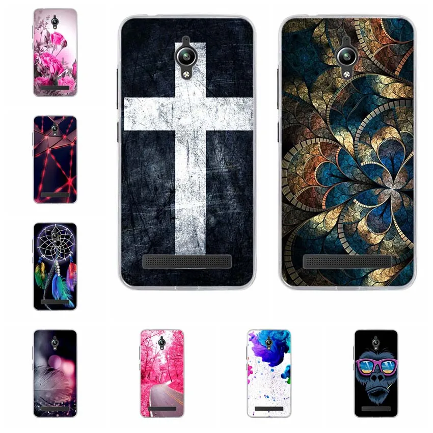 For ASUS Zenfone GO ZC500TG Z00VD Case 5.0'' Soft Silicone TPU Back Cover Capa Asus ZenFone Phone Cases Funda | Мобильные
