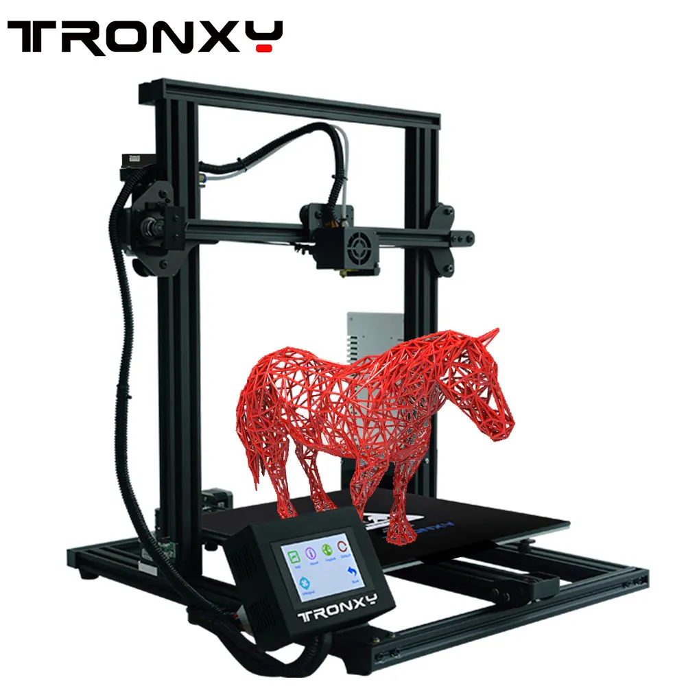 Cheap Offer for  TRONXY 3D XY-3 3D Printer Upgraded magnet Build Plate Resume Power Failure Printing KIT 310*310mm h