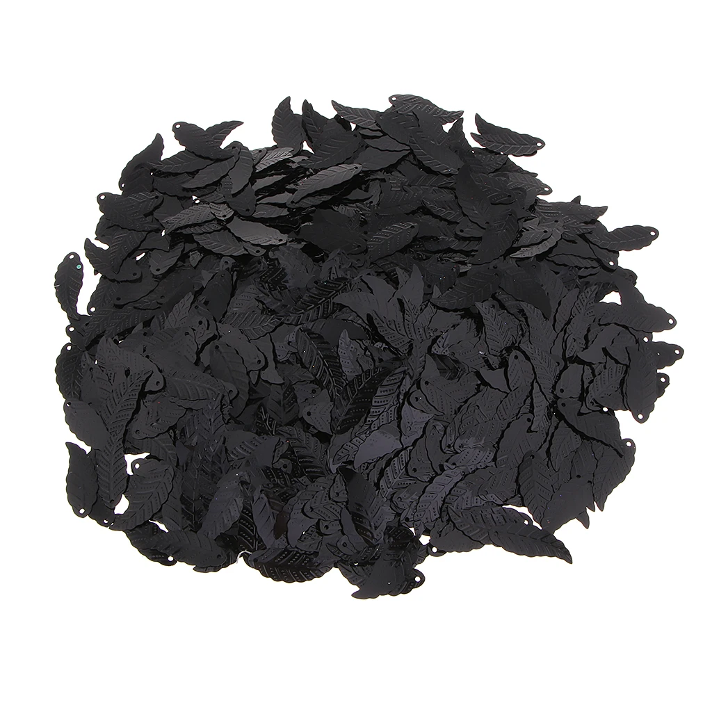 Bag of 1100Pcs DIY Loose Leaf Sequins Glitter Paillette Spangles Lentejuelas for Sewing Bag Wedding Dress Craft Cross Stitch