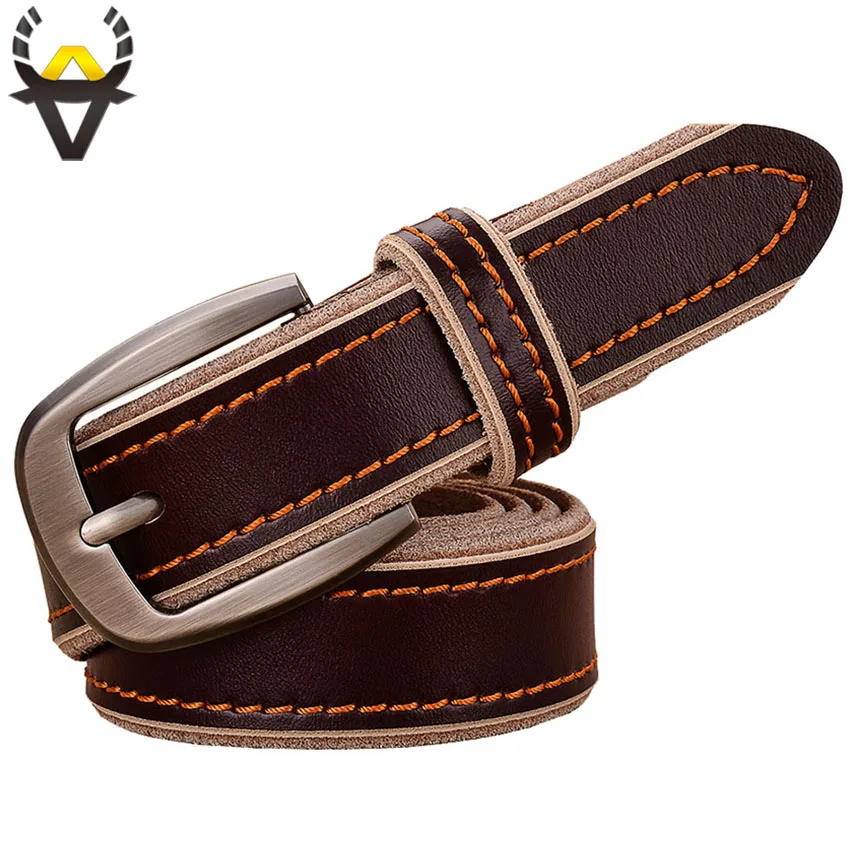 Женские винтажные ремни из натуральной кожи повседневные коровьей ширина 2 8