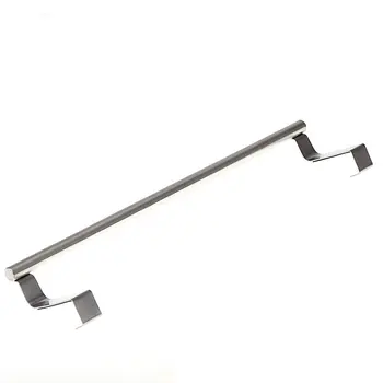 

Stainless Steel Towel Bar Holder Over the Kitchen Cabinet Cupboard Door Hanging Rack Silver