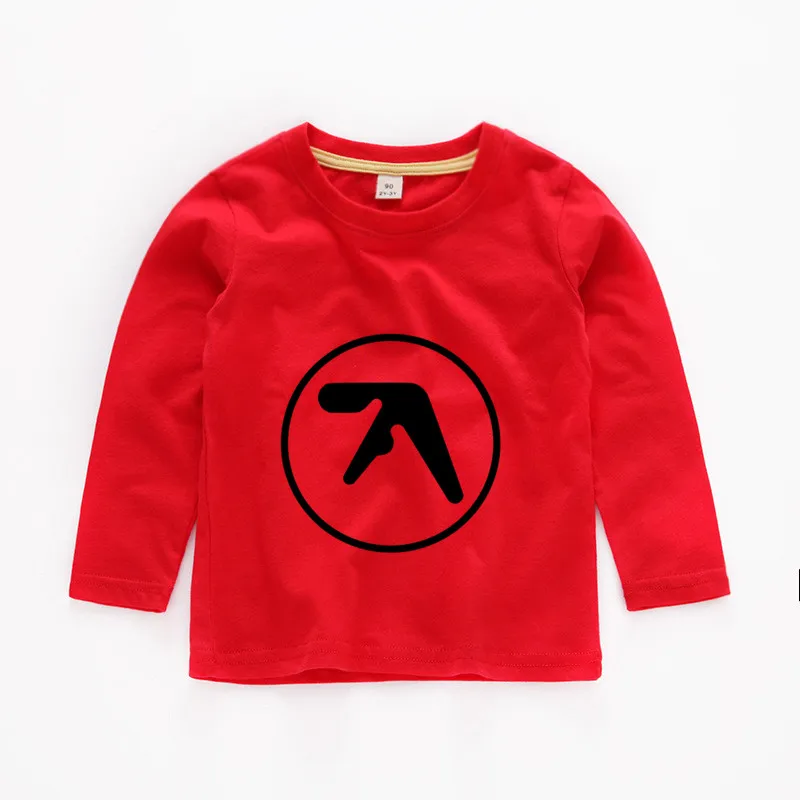 От 2 до 12 лет Детская Aphex Твин с принтом для малышей Топы девочек Одежда маленьких