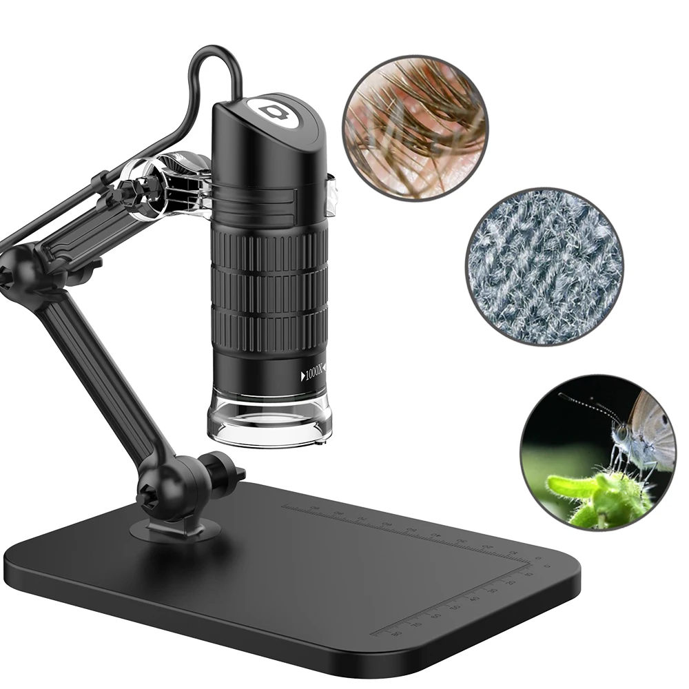 

Portable USB2.0 Digital Microscope 500X 1000X Electronic Endoscope 8 LED 2 Million Pixels Practic Magnifier Microscope Camera
