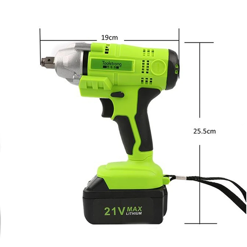 Toolstrong 21V li-ion 0-3300 об/мин 320n. m Электрический ударный гайковерт DIY бытовой электрический гайковерт беспроводная дрель беспроводной ключ IW01B